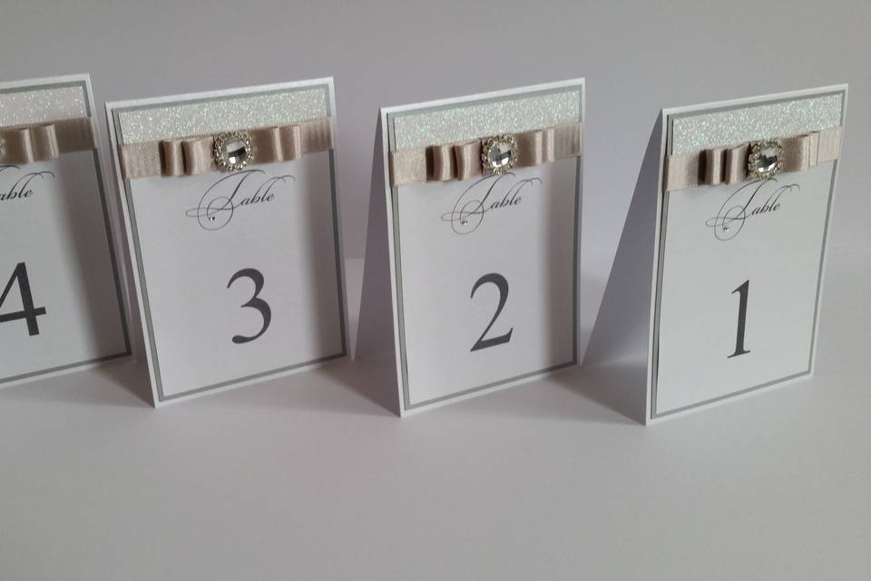 Diaz table numbers