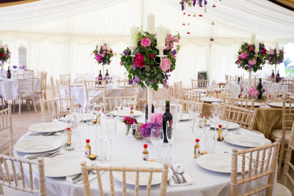 Marquee Wedding in Piercefield Park