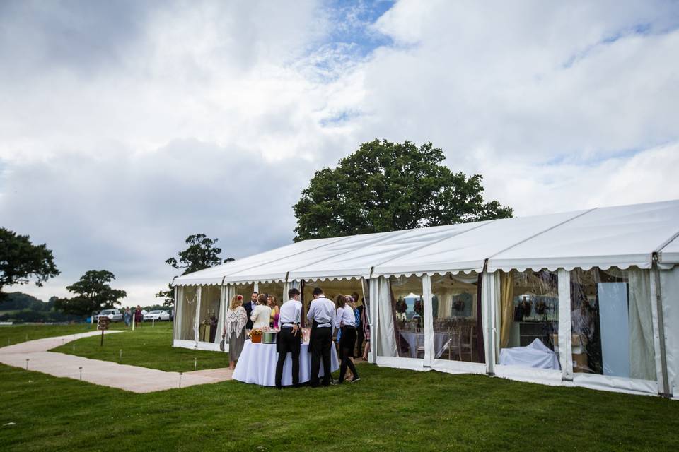 Marquee in Piercefield Park