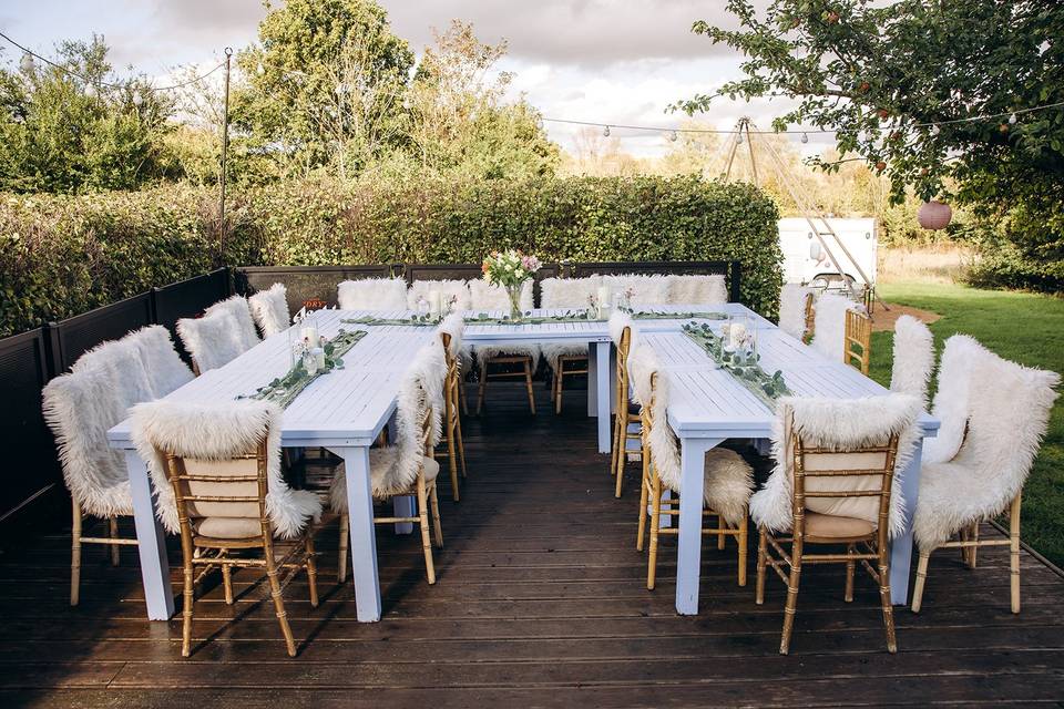 Deck Tables - Small Group