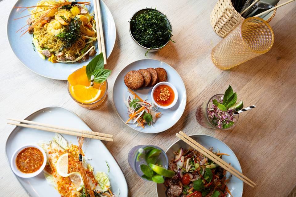 Thai Plated  Food