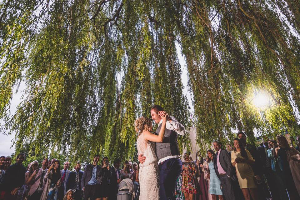 First dance under the willow