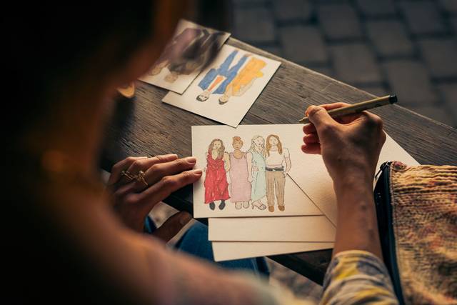 Live illustrating