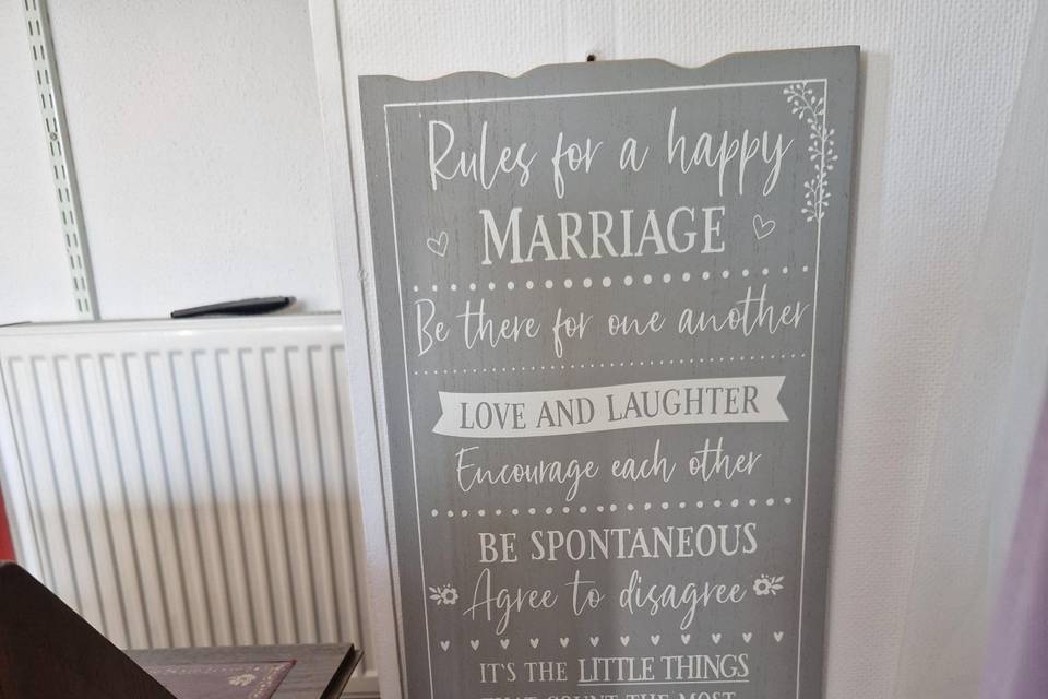 Marriage Rules