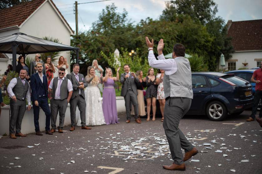 Greek Wedding Plate Smashing