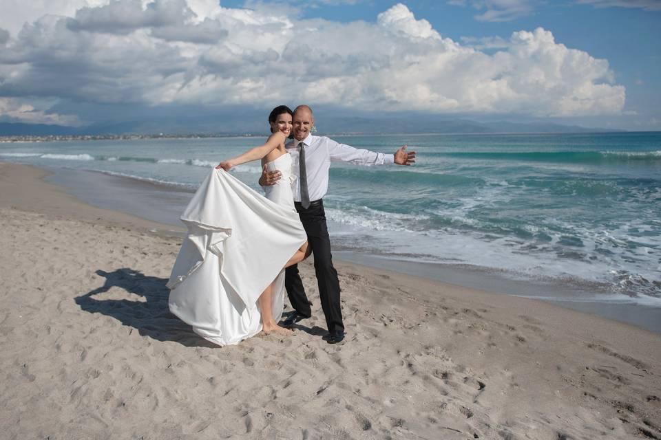 Coastal wedding photography