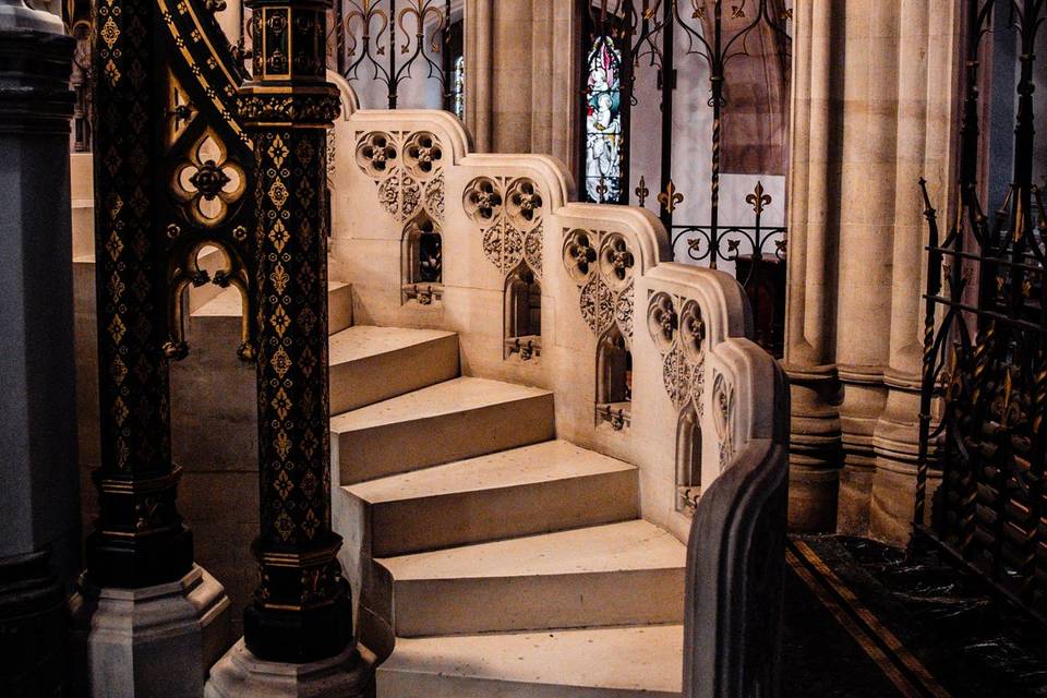 Chapel steps