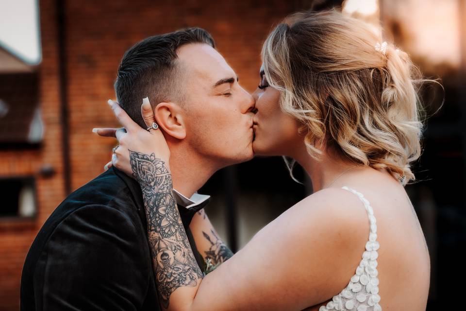 Cute kiss