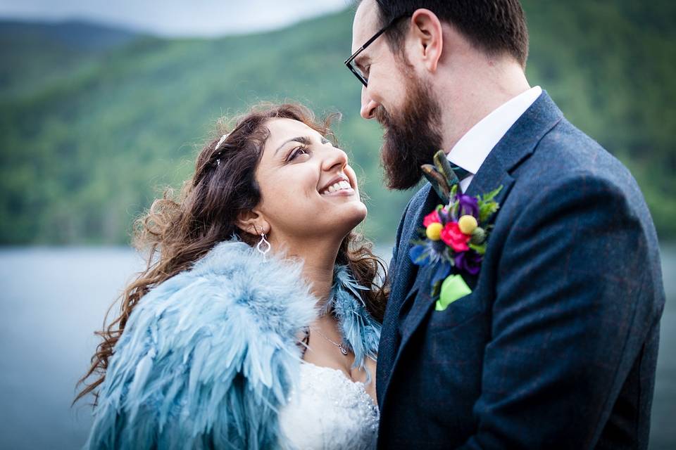 Beautiful wedding in Scotland