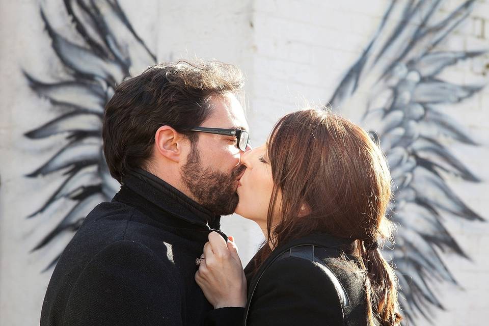 Engagement shoot in Shoreditch