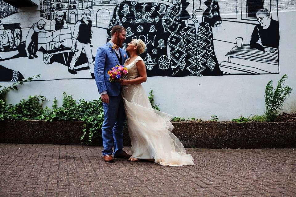 Gay wedding in London