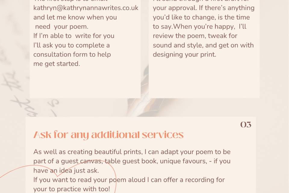 Commission your poem