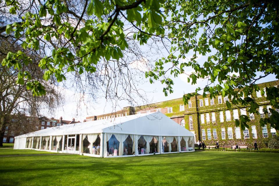 Summer Marquee On York Lawns