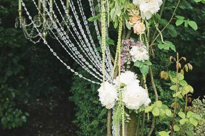 Flower decorated Pergola