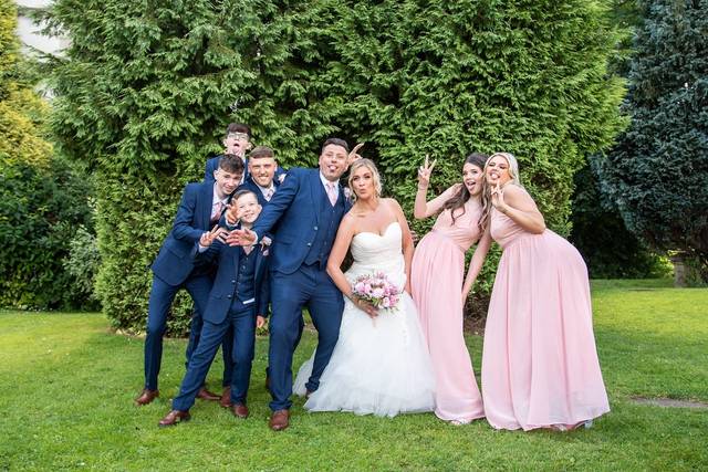 Fun family shot