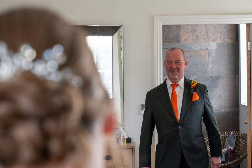 Dad's first look