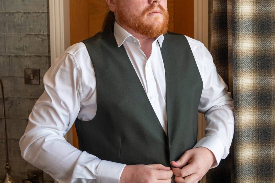 Grooms prep