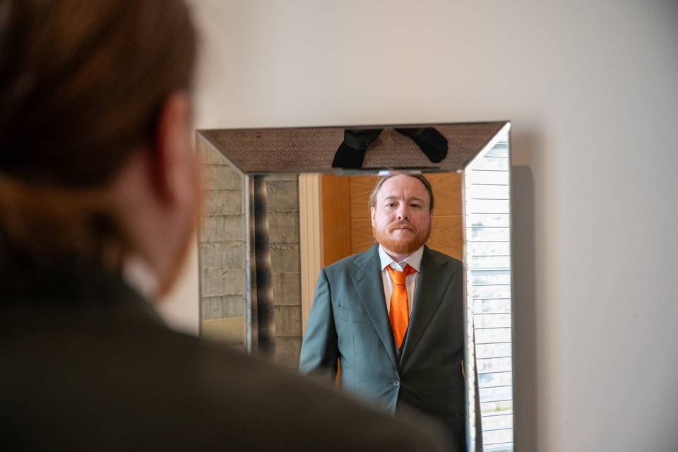 Grooms prep