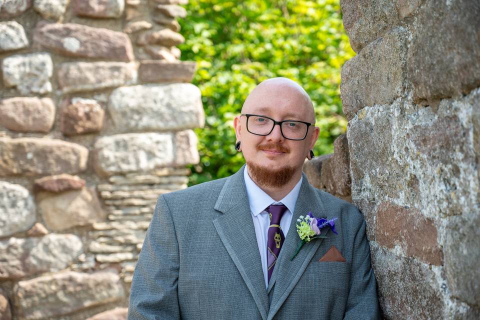 Groom's portrait