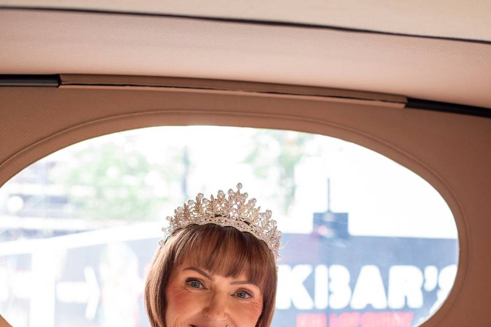 Bride's arrival