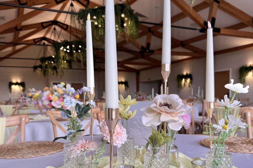 Bud vases at Hanbury