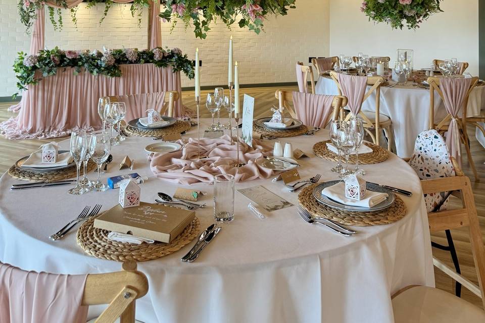 Dusky Pink at Whistle Barns
