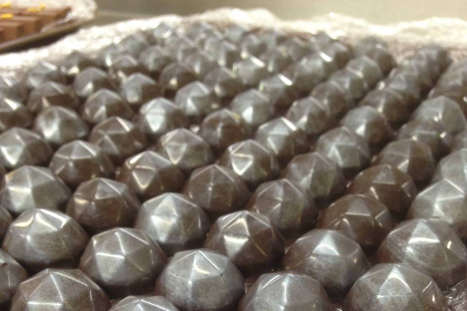 Coffee ganache favour