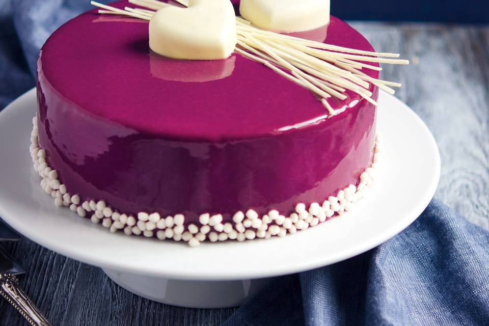 Blackcurrant 5 layered Cake