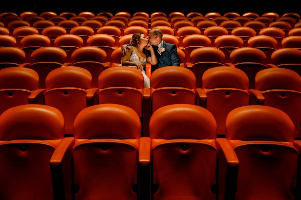 An empty theater
