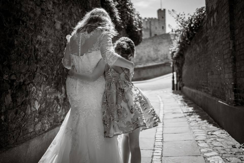 Bride & Daughter