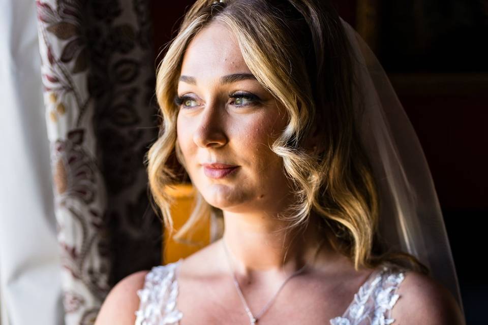 Bride portrait Chilston Park