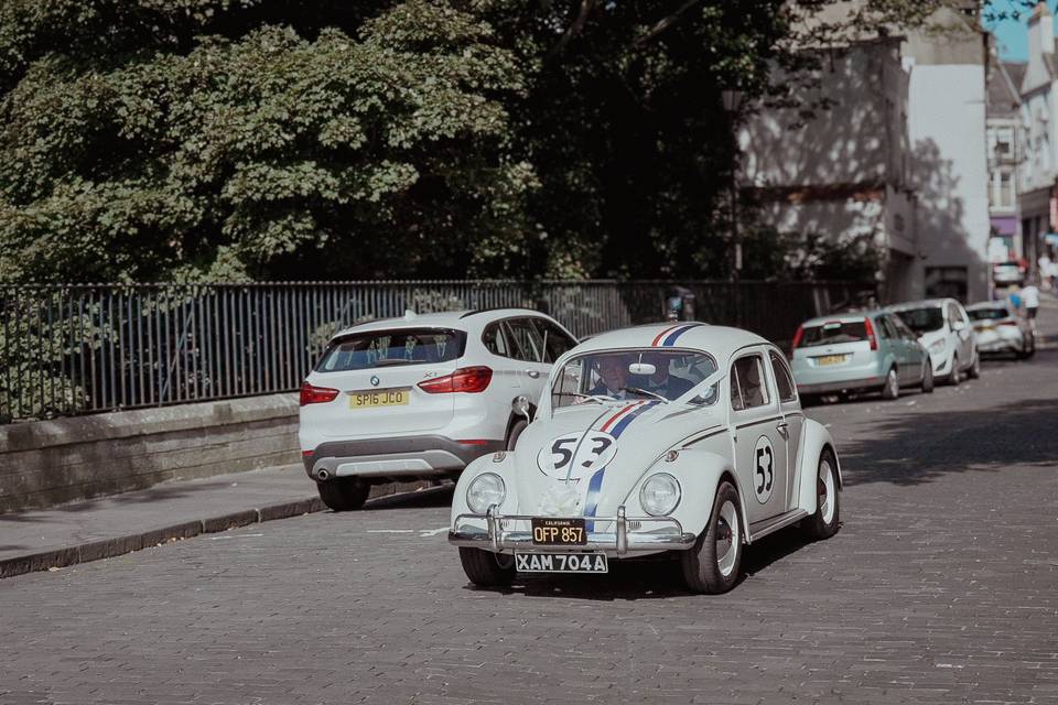 Herbie the wedding car