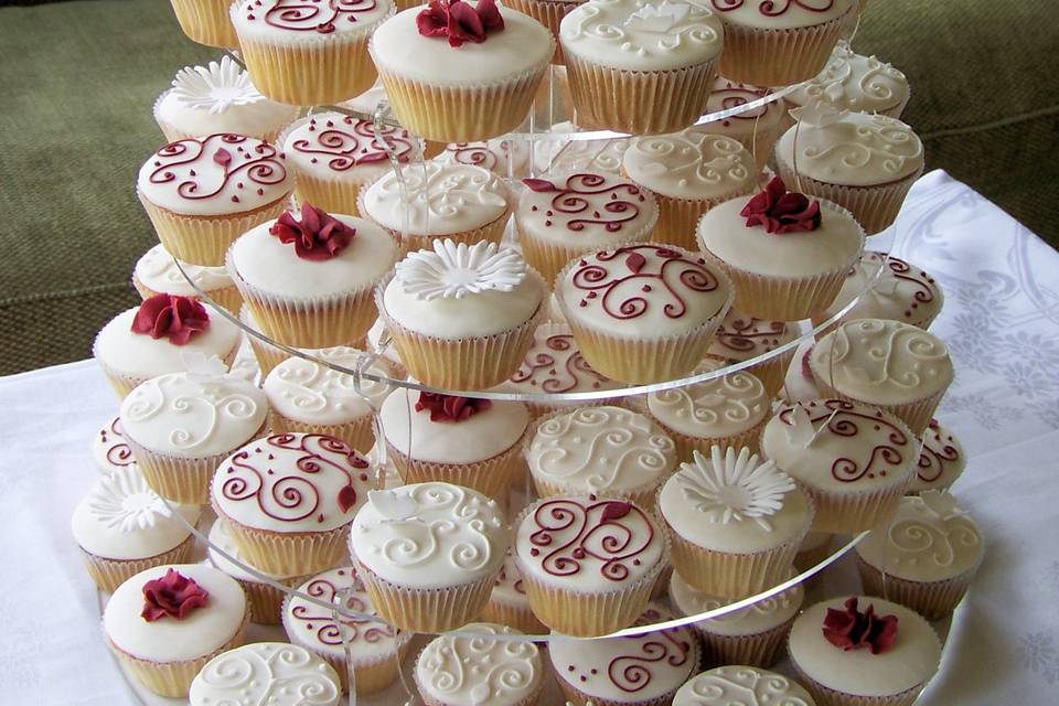 Vintage cupcakes