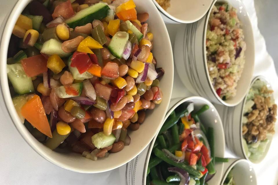 Fresh summer salads