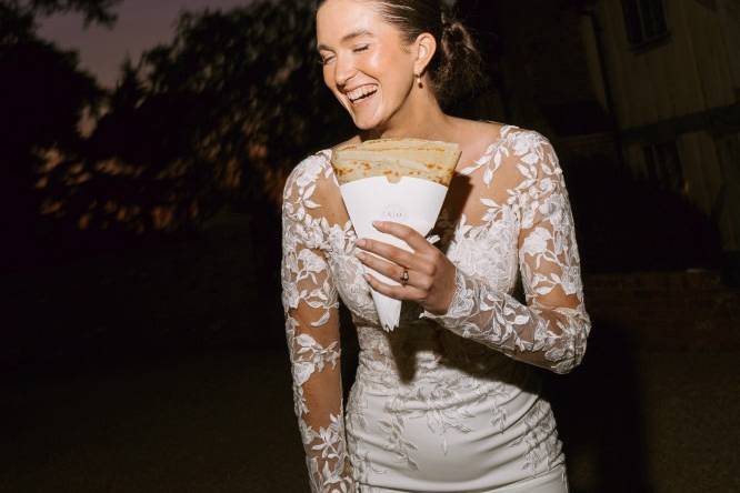 A very happy Bride!