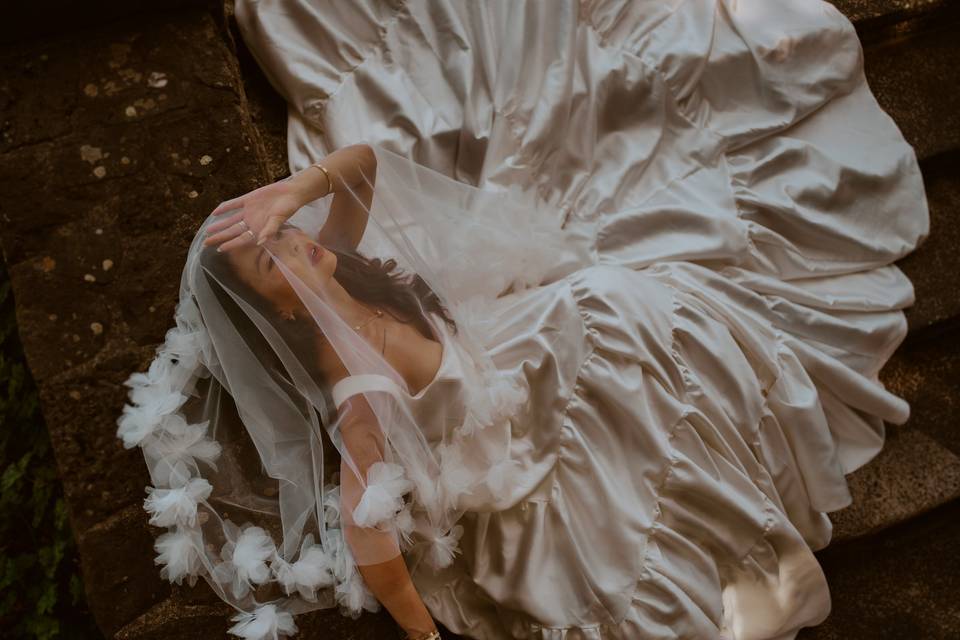 Close up veil