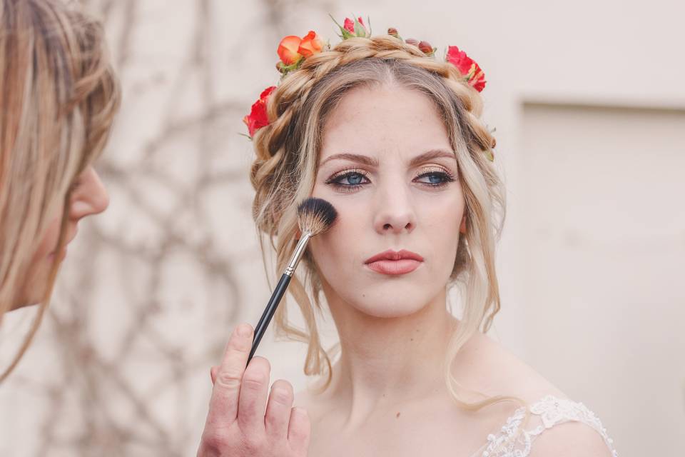 Boho Plait with Flowers