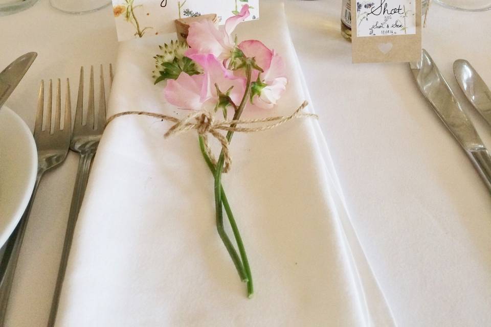 Autumnal Wedding Flowers