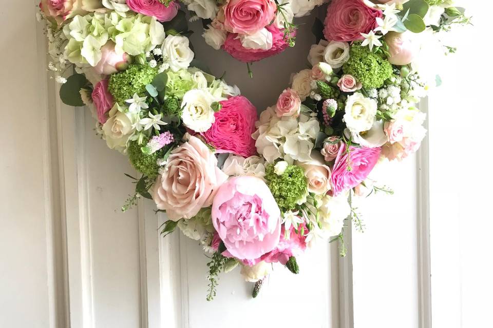 Classic White & Green Flowers