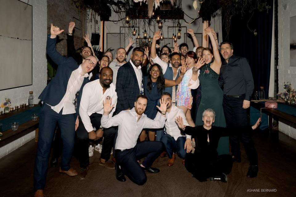 The DJ and the guests