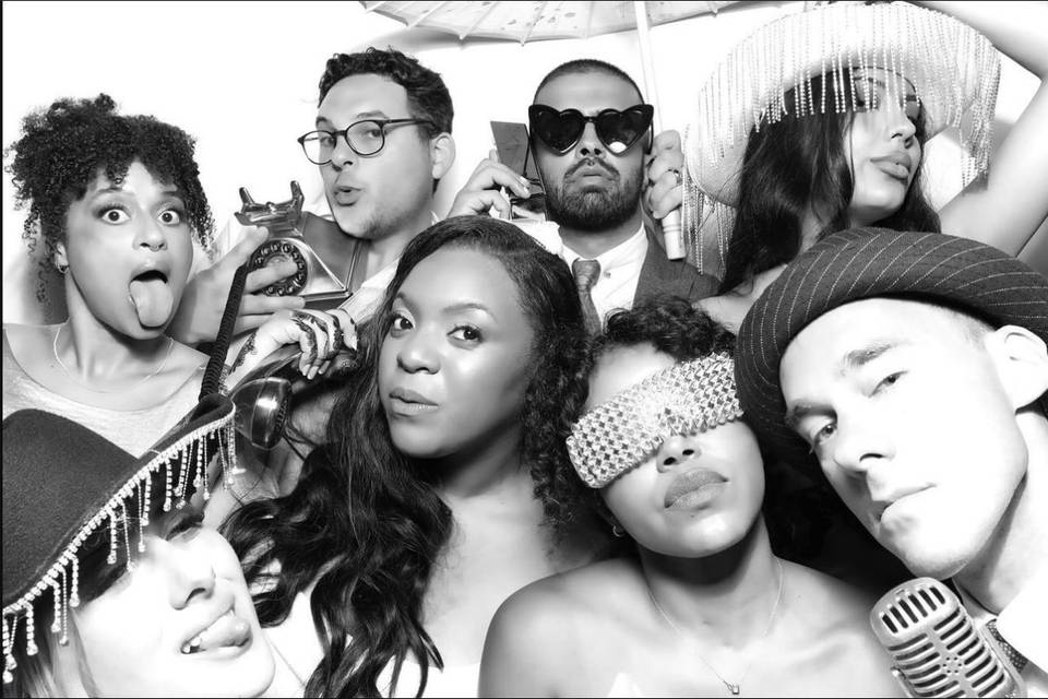 Bride & her friends