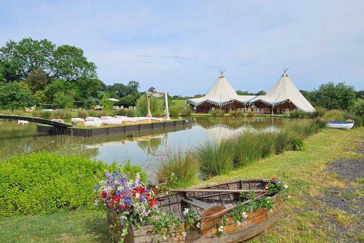 Teepee across the water