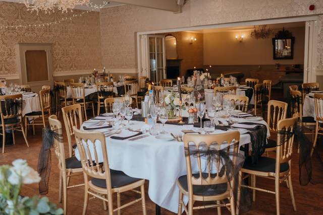 Elephant wedding table set up