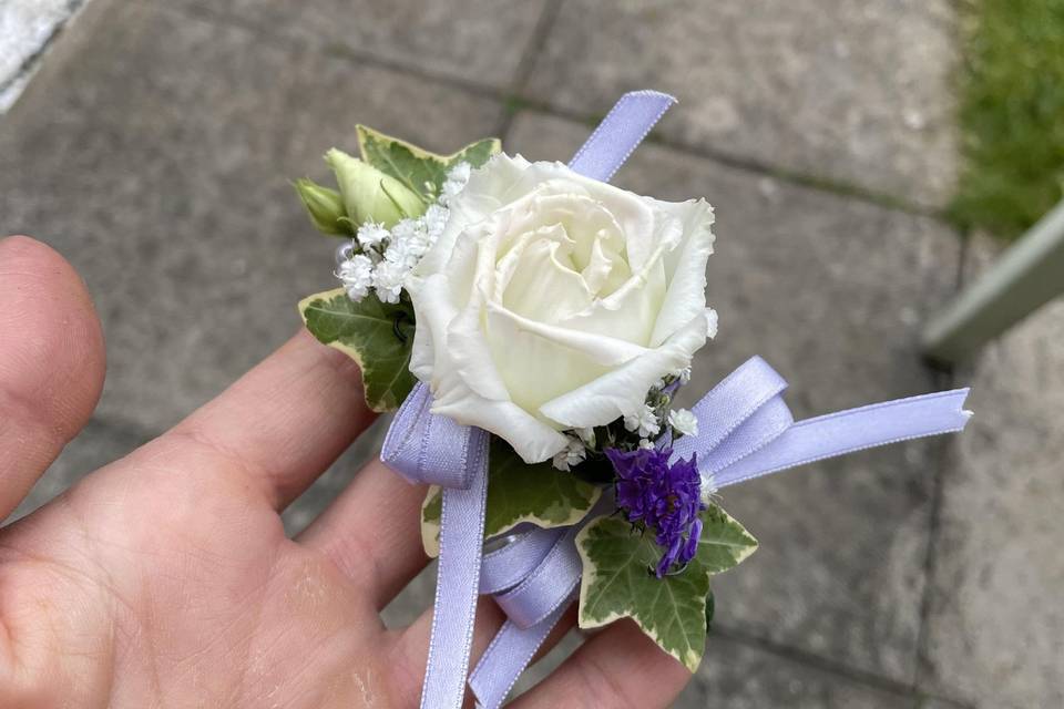 Corsage for flower girl