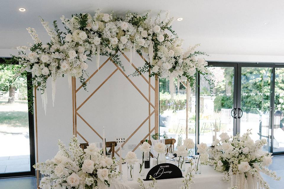 Ivory Top Table