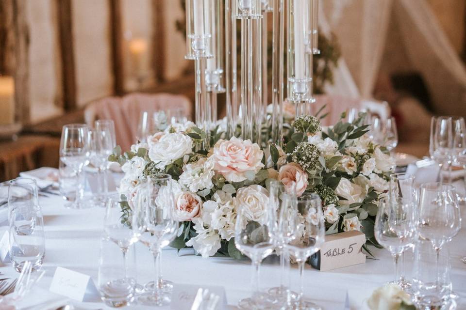 Glass Candelabra