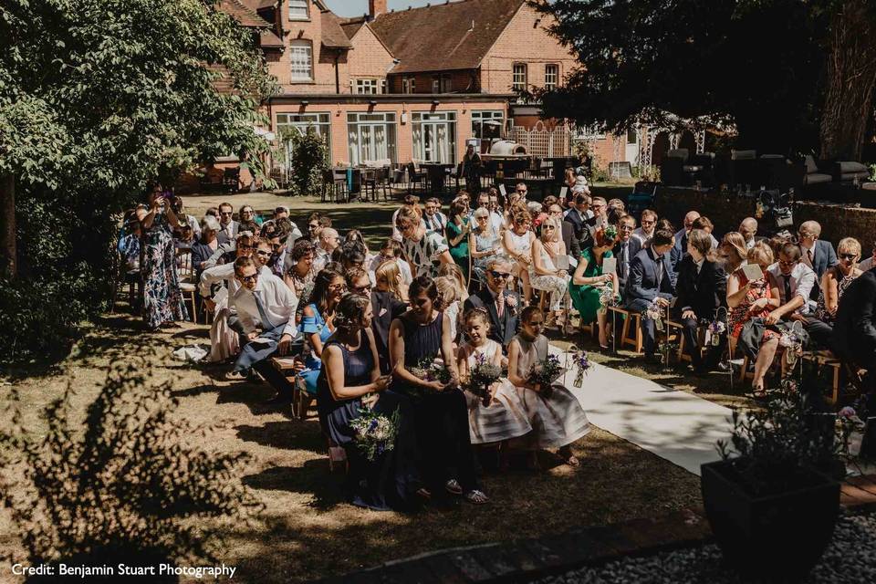 Outdoor ceremony