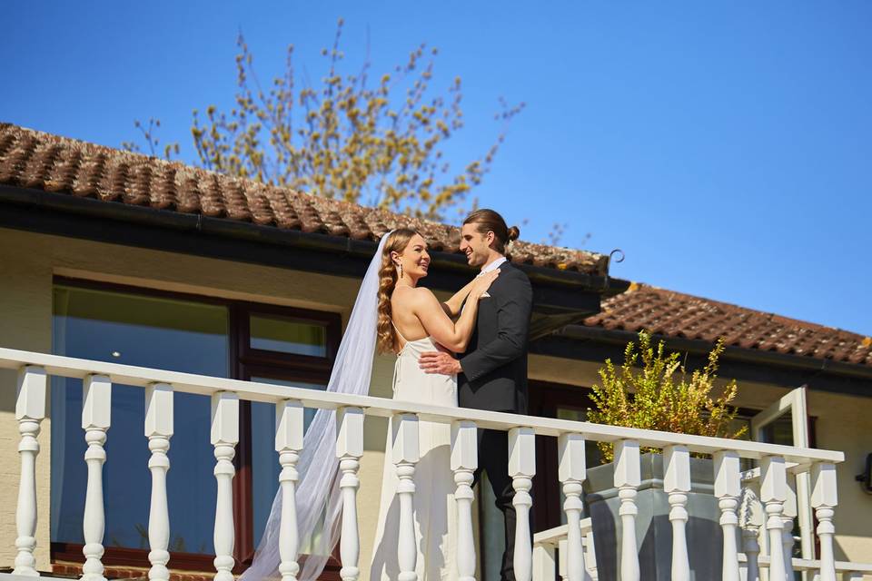 Couple on Balcony