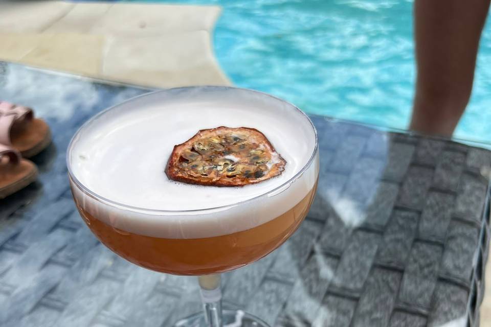 Passion fruit martini