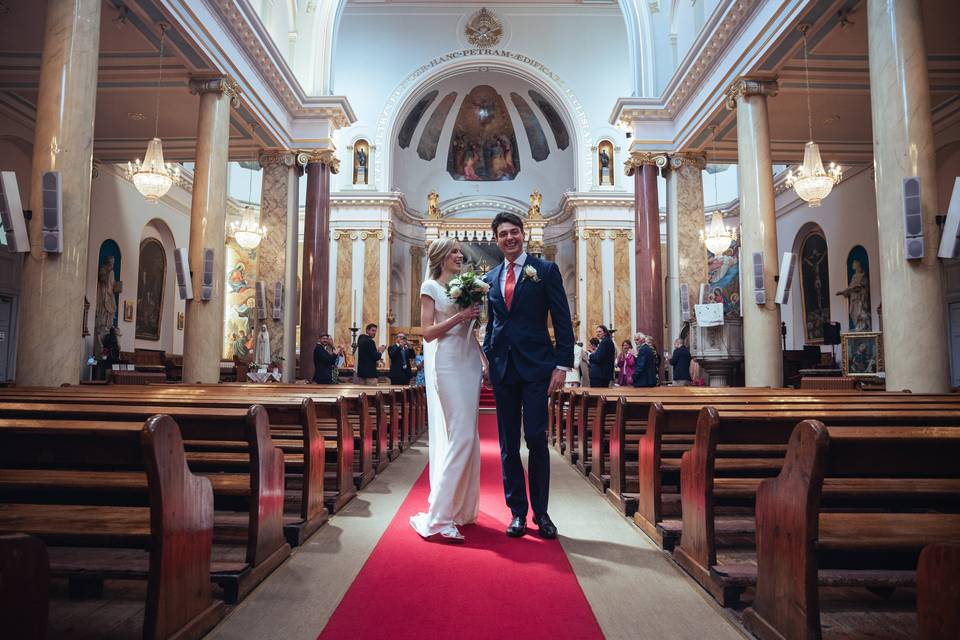 Church wedding in London